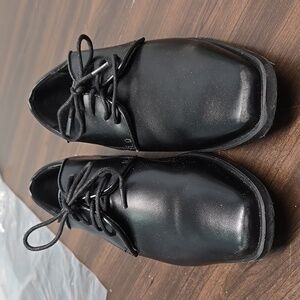 Joseph Abboud Size 5 Matte Black Dress Shoes